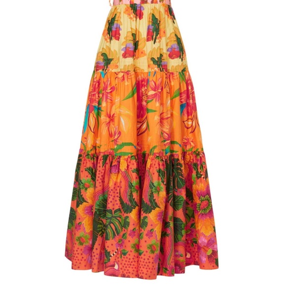 Farm Rio Mixed Print Maxi size XS - Picture 3 of 9